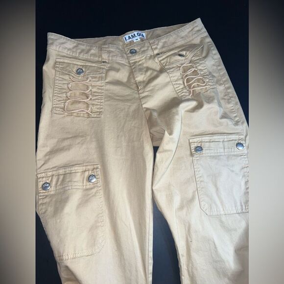 I.AM.GIA Jodi Cargo Pants In Tan Size Medium EUC - Picture 7 of 14